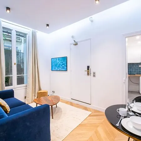 شقة Le Canet - Passy Tour Eiffel A Pied - 4 Personnes- Climatisation - Vue Sur Cour باريس